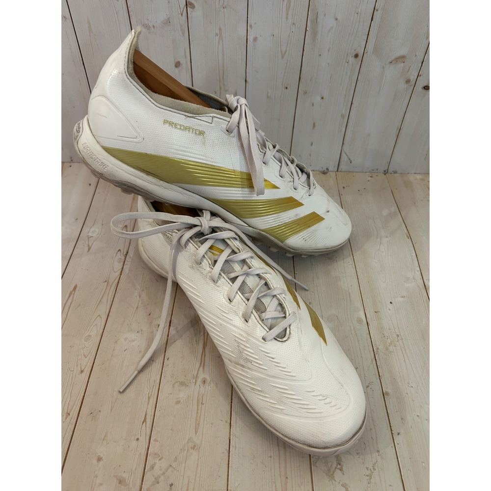 Adidas Predator PRO TF Turf Soccer Cleats Shoes Coral White Gold  Mens Size  9.5